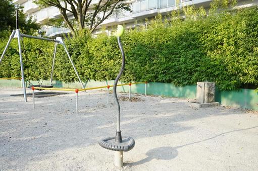Playground equipment in the park, JPG