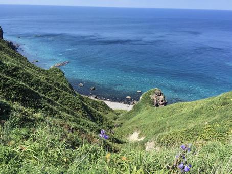 夏!青い海!積丹半島(北海道) 夏!青い海!積丹半島(北海道)の写真