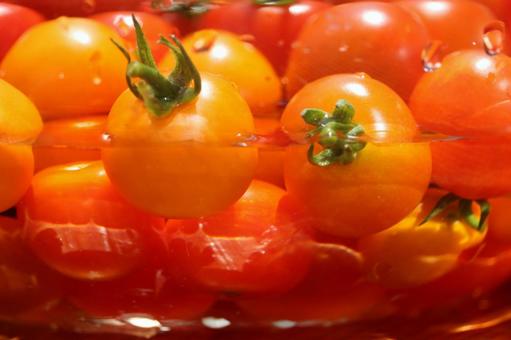 Photo, tomates mini, legumes, tomates, 