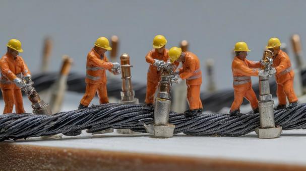 細部に宿る技術:作業員が見せる職人技 細部に宿る技術:作業員が見せる職人技の写真