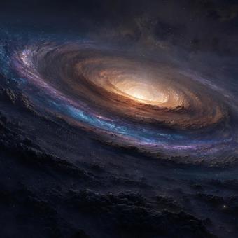 宇宙に広がる壮大な天の川銀河 宇宙に広がる壮大な天の川銀河の写真