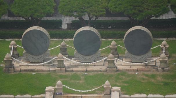 ソウル_円丘壇 ソウル_円丘壇 石鼓,円丘壇,圜丘壇の写真素材