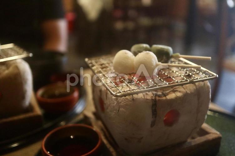 日本を感じる焼き団子 食べ物,日本,焼き団子の写真素材