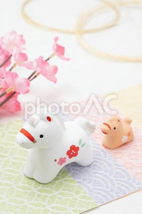 新年！2026年午年のイメージ 年賀状,午年,2026年の写真素材