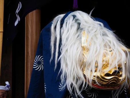 獅子舞 獅子舞,お祭り,伝統行事の写真素材