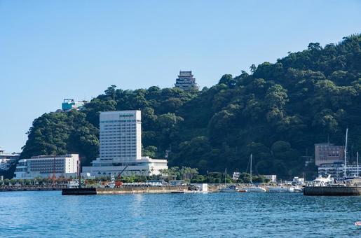 熱海港 熱海港 熱海港,熱海,相模湾の写真素材