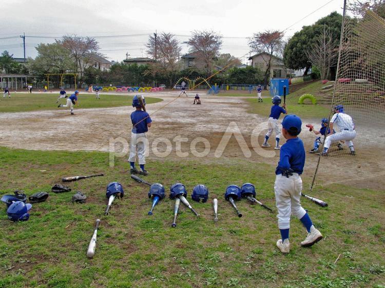 さぁ！頼むぞ！ 野球,少年野球,草野球の写真素材