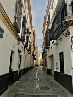 スペイン、セビーリャの路地 スペイン、セビーリャの路地 海外,ヨーロッパ,スペインの写真素材