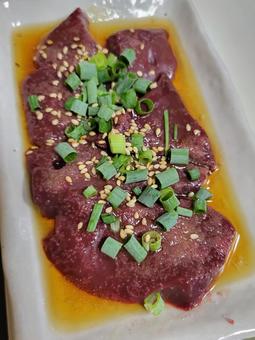 焼肉レバー 焼肉レバーの写真
