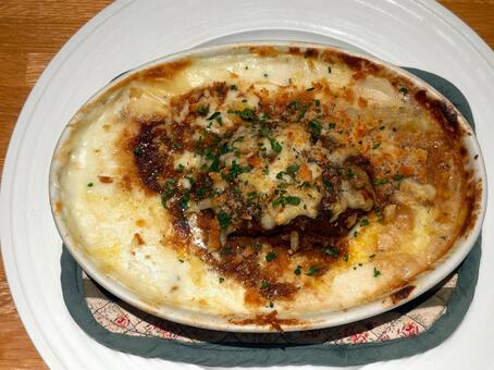 ホワイトソースグラタン グラタン,チーズ,ホワイトソースの写真素材