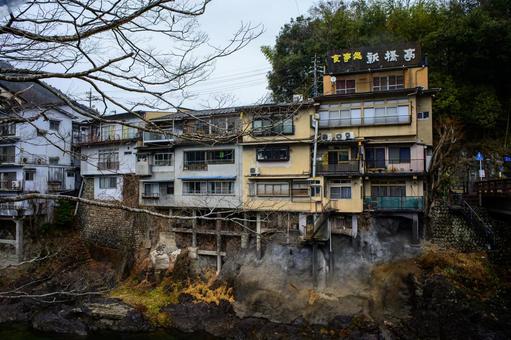 郡上市の町並み 郡上市の町並み 郡上市,川,郡上八幡の写真素材