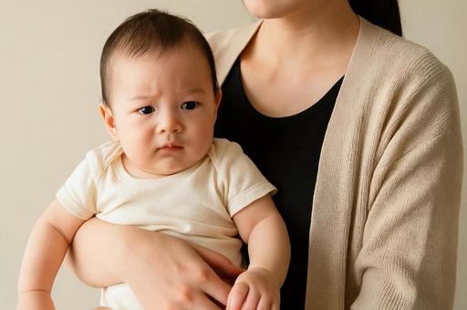 婚外子・愛人の子・抱かれる赤ちゃんの写真
