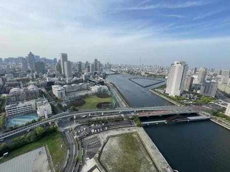 晴海　豊洲 晴海,豊洲,眺望の写真素材