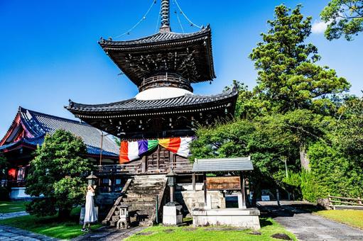 和歌山 高山寺 多宝塔 和歌山 高山寺 多宝塔 高山寺,多宝塔,和歌山の写真素材