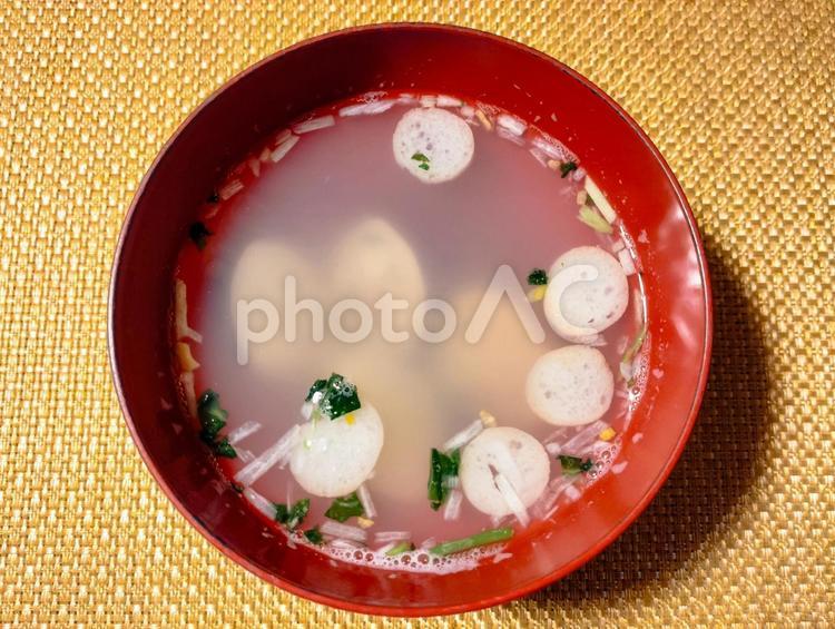 はまぐりの潮汁 お吸い物,はま吸い,インスタントの写真素材