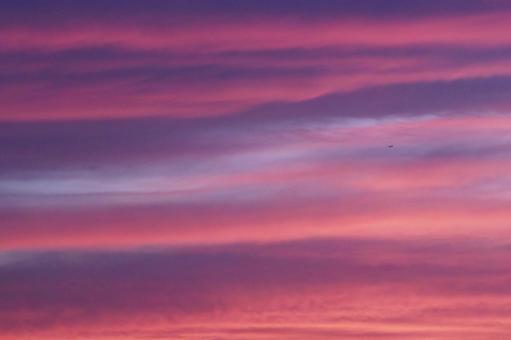 空７３（夕焼け）の写真