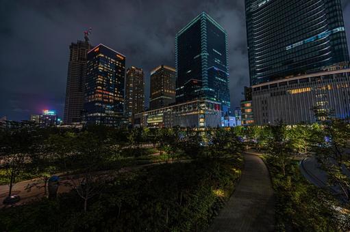 都市夜景 都市夜景の写真