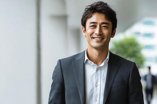 男性ビジネスマンのポートレートの写真