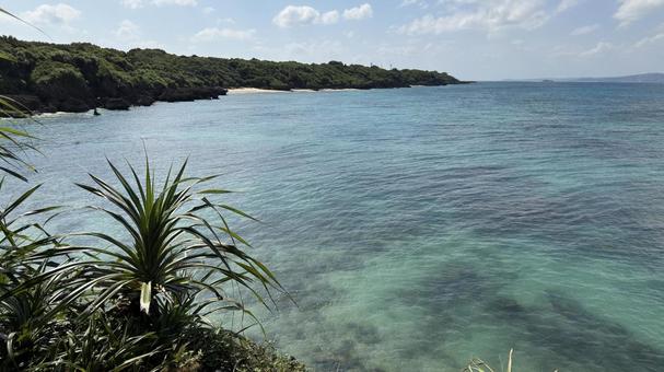 沖縄　久高島 沖縄,南城市,久高島の写真素材