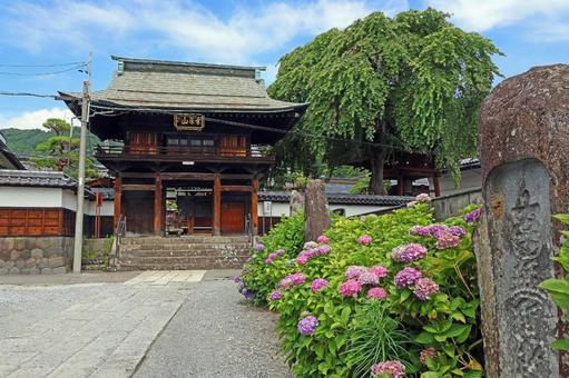 Photo, shoganji temple, jodo sect, mount kuwabara fudanin shoganji temple, 