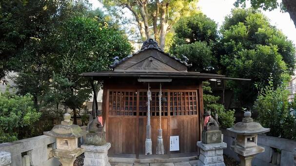  東京都品川区 鮫洲八幡神社の出世稲荷 鮫洲八幡神社,旧村社,総鎮守の写真素材