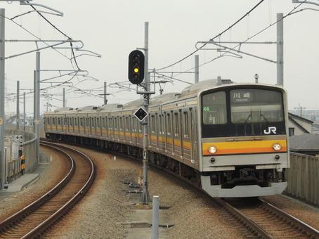 205系南武線 南多摩にて 205系南武線 南多摩にての写真