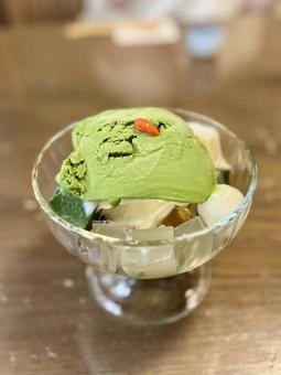 抹茶餡蜜 抹茶餡蜜の写真