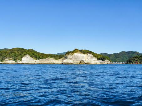 西伊豆　堂ヶ島マリン 遊覧船からの眺め 堂ヶ島,遊覧船,観光船の写真素材