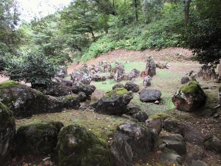 福井県-一乗谷朝倉氏庭園-湯殿跡庭園 福井県-一乗谷朝倉氏庭園-湯殿跡庭園の写真