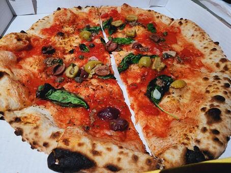 シチリアーナ ピザ,pizza,ピッツァの写真素材