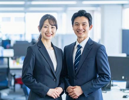 ビジネス男女 ビジネス男女の写真