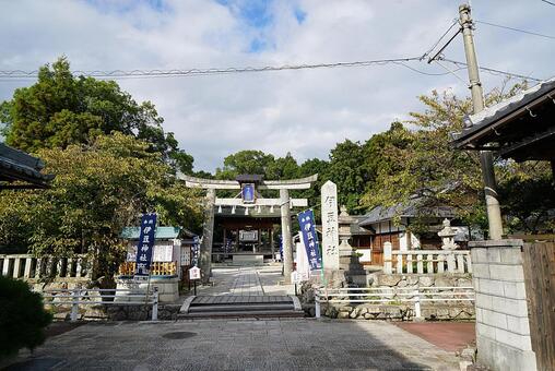 パワースポット　伊豆神社58　鳥居 滋賀県大津市,伊豆神社,パワースポットの写真素材