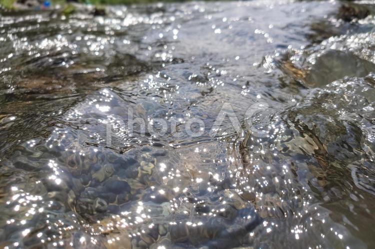 川の流れ3 川,秋川渓谷,流れの写真素材