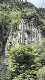 柱状節理 柱状節理の写真