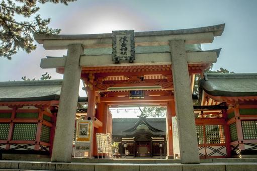 住吉大社 角鳥居 住吉大社 角鳥居の写真