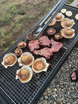 BBQ BBQ 美味しい,バーベキュー,食べるの写真素材