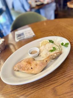 鶏肉とライスの写真