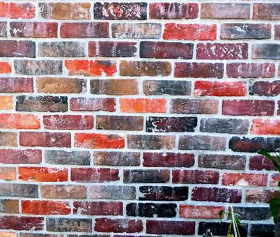 Background material_texture_red brick outer wall, brick, wall, red brick, JPG