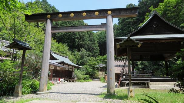日向大神宮　鳥居　拝殿　社務所 日向大神宮,神社,神社仏閣の写真素材