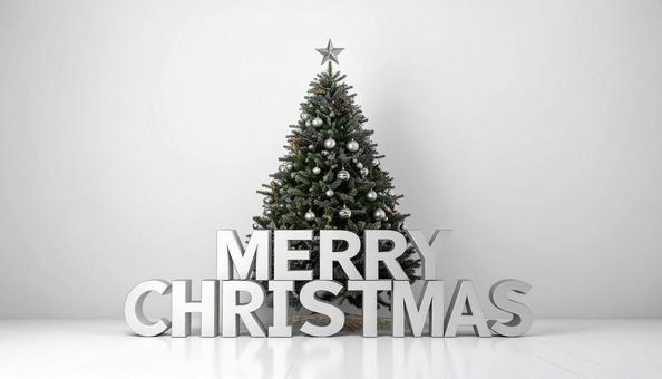 MerryChristmas 文字 白 MerryChristmas 文字 白の写真