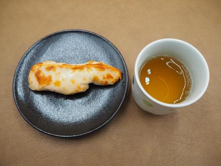 自家製・チキンソテー＆日本茶 チキンソテー,自家製,鶏肉の写真素材