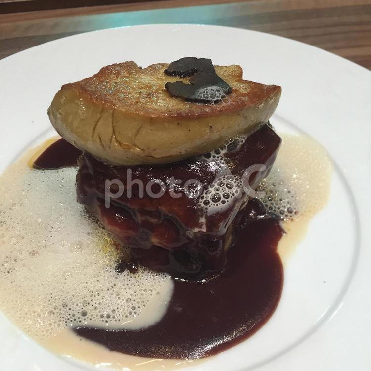 ロッシーニ ロッシーニ,フォアグラ,牛肉の写真素材