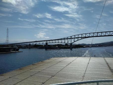 フェリーからの景色 フェリーからの景色の写真
