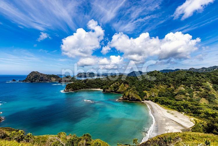 小笠原諸島　中山峠展望台から望む絶景 父島,小笠原諸島,小笠原の写真素材