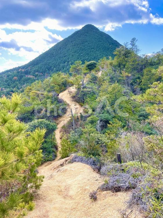 近江富士 近江富士,三上山,縦走ルートの写真素材