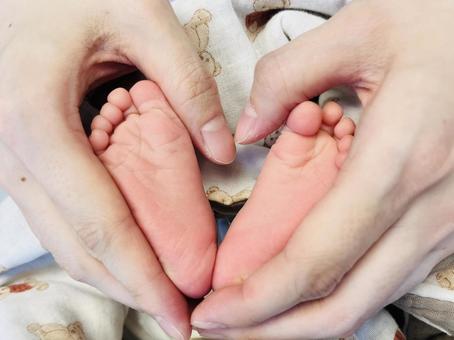 新生児の足 新生児の足 赤ちゃん,新生児,足の写真素材