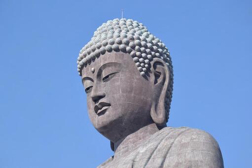 牛久大仏 世界最大のブロンズ立像 牛久大仏,牛久の大仏,大仏の写真素材