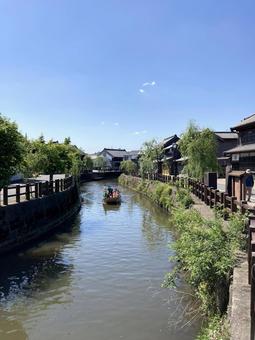 千葉県香取市佐原 水郷 千葉県香取市佐原 水郷の写真