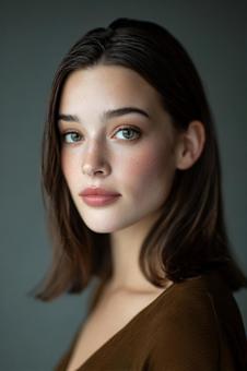 外国人女性のポートレート 外国人女性のポートレートの写真
