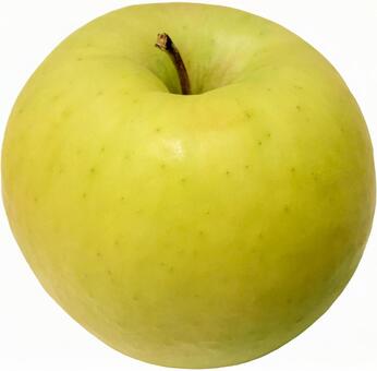 ヘタ付きの皮付きリンゴ 群馬名月,りんご,psdの写真素材